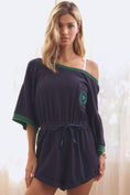 Load image into Gallery viewer, By Anthropologie Short-Sleeve Waffle Knit Romper
