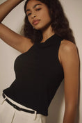 Load image into Gallery viewer, By Anthropologie Halter Cowl-Neck Tank
