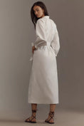 Load image into Gallery viewer, By Anthropologie Belted V-Neck Midi Dress
