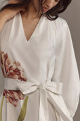 Load image into Gallery viewer, By Anthropologie Belted V-Neck Midi Dress

