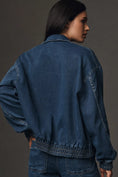 Load image into Gallery viewer, The Rylie Bomber Jacket by Pilcro: Denim-Knit Edition
