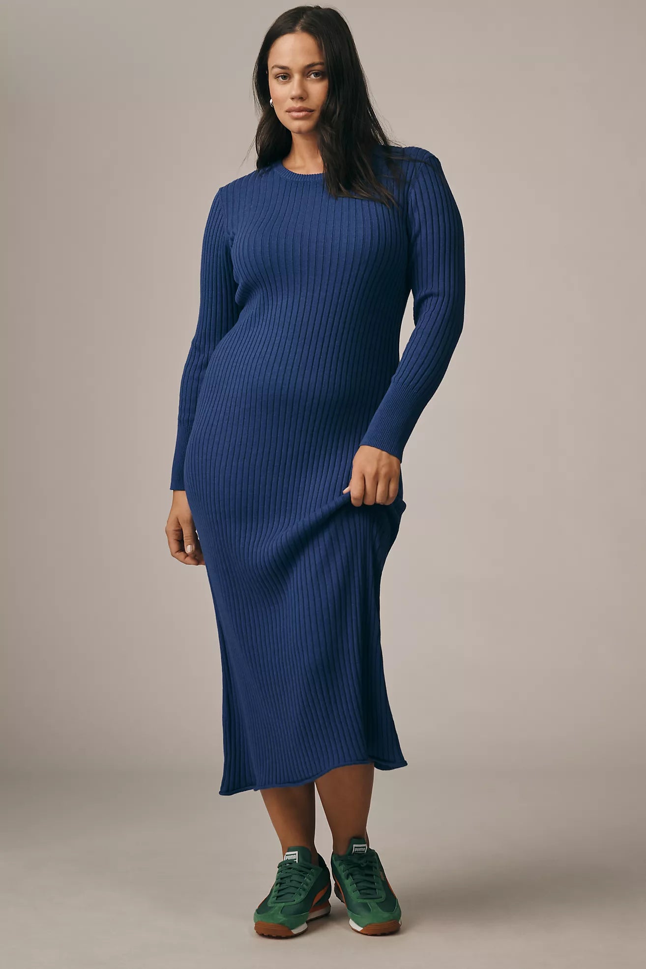Daily Practice High Tide Long-Sleeve Midi Dress