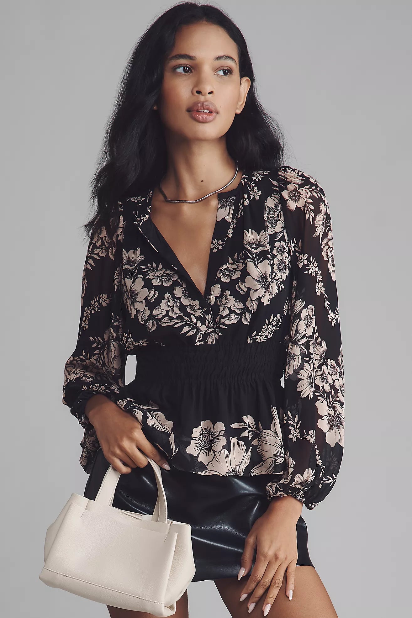 The Somerset Long-Sleeve Blouse