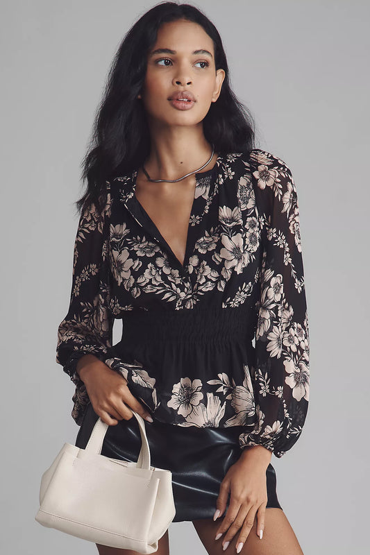 The Somerset Long-Sleeve Blouse