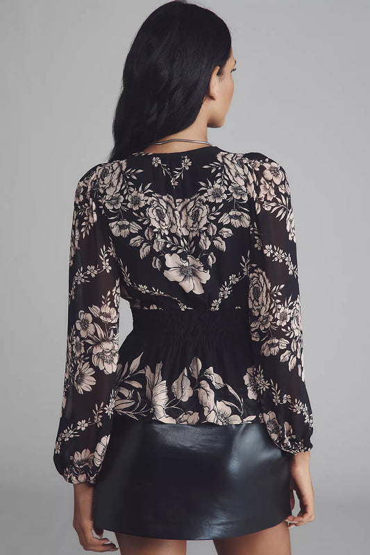 The Somerset Long-Sleeve Blouse