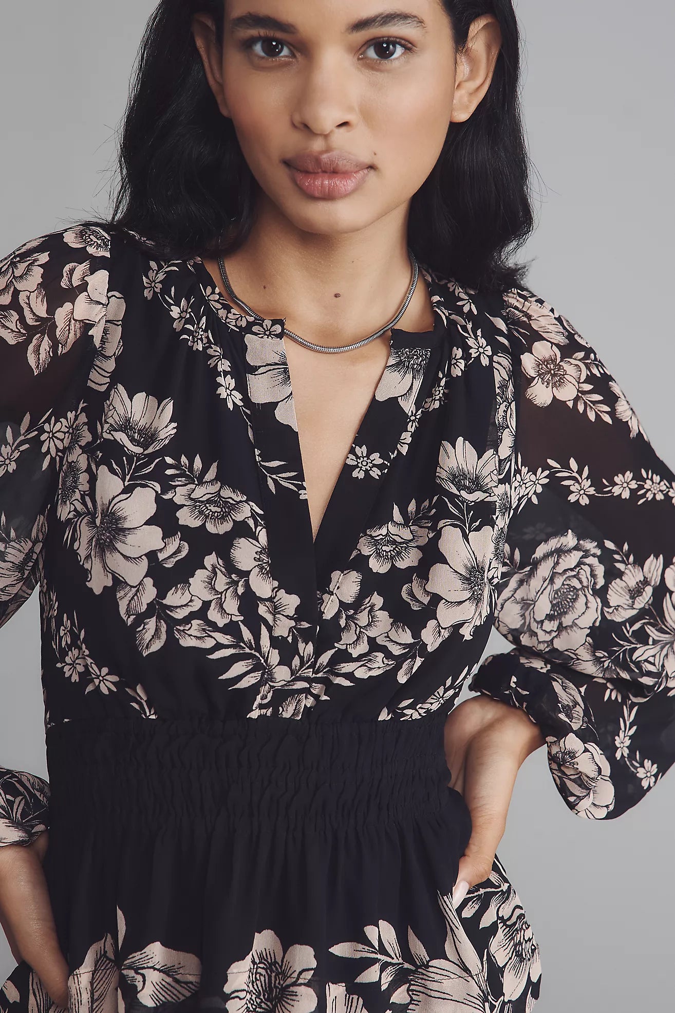 The Somerset Long-Sleeve Blouse