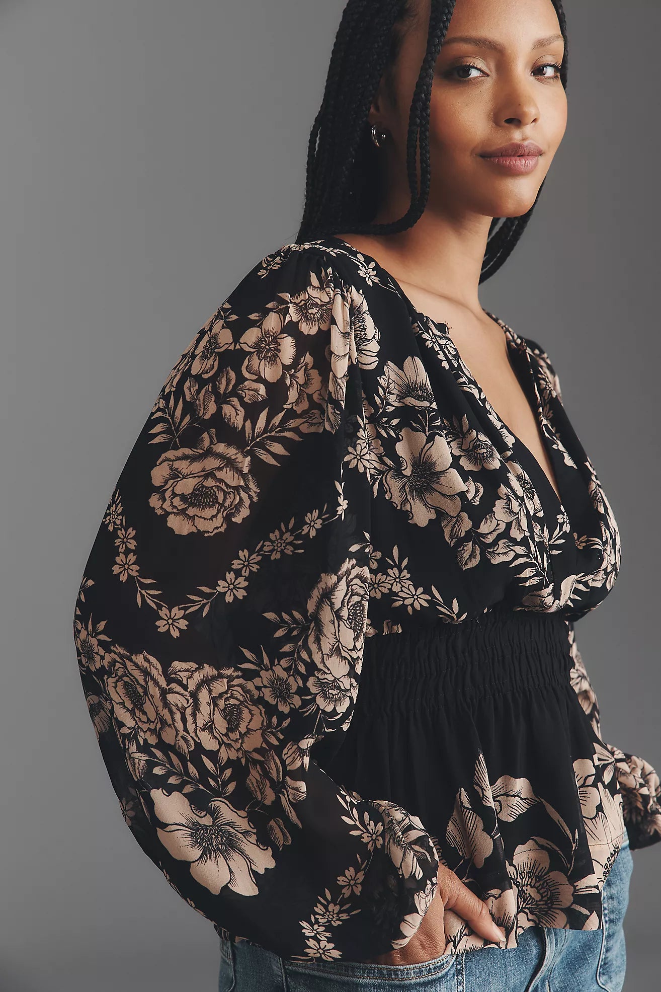 The Somerset Long-Sleeve Blouse