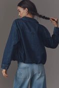 Load image into Gallery viewer, Pilcro Bubble Hem Trucker Jacket
