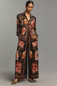 Load image into Gallery viewer, Farm Rio Chenille Flowers Wide-Leg Pants
