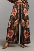 Load image into Gallery viewer, Farm Rio Chenille Flowers Wide-Leg Pants
