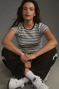 Load image into Gallery viewer, The Blair Baby Tee by Maeve: Striped Edition
