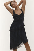 Load image into Gallery viewer, By Anthropologie V-Neck Ruffle Asymmetrical Midi Dress
