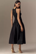 Load image into Gallery viewer, By Anthropologie Twofer Halter Drop-Waist Midi Dress
