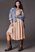 Load image into Gallery viewer, By Anthropologie Sleeveless Hanky-Hem Midi Dress
