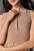 Load image into Gallery viewer, The Thea Twofer Polo Collar Sleeveless Dress
