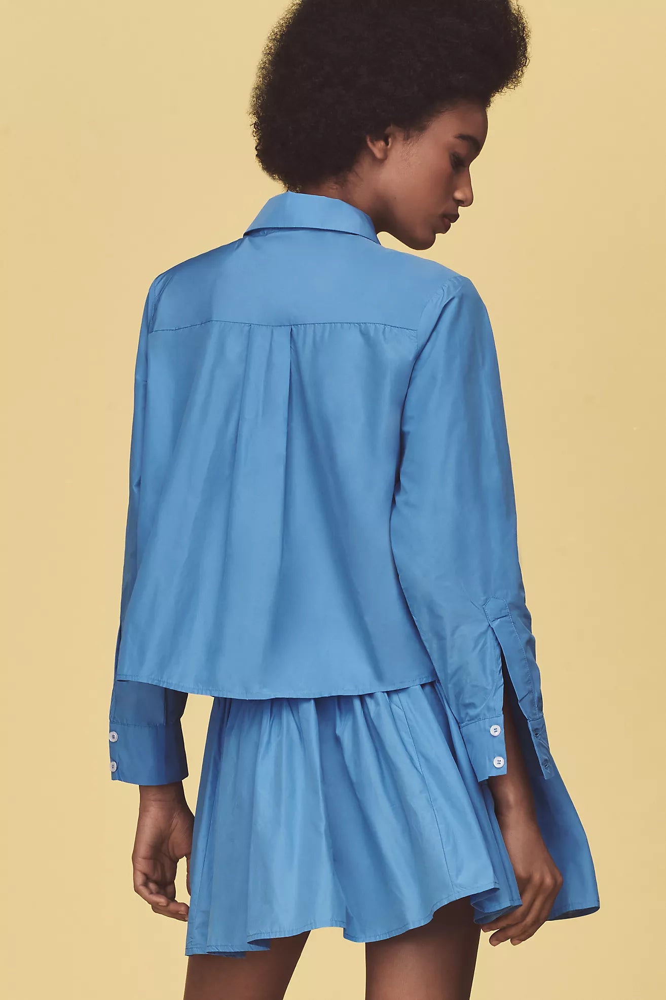 By Anthropologie Long-Sleeve Buttondown Blouse