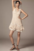 Load image into Gallery viewer, Pilcro V-Neck Ruffle Mini Dress
