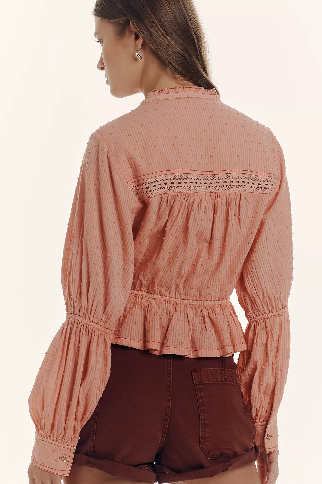 Pilcro Long-Sleeve Delicate Blouse