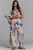 Load image into Gallery viewer, Maeve Low-Slung Printed Wide-Leg Trousers
