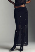 Load image into Gallery viewer, Pilcro Sheer Embellished Knit Slip Maxi Skirt
