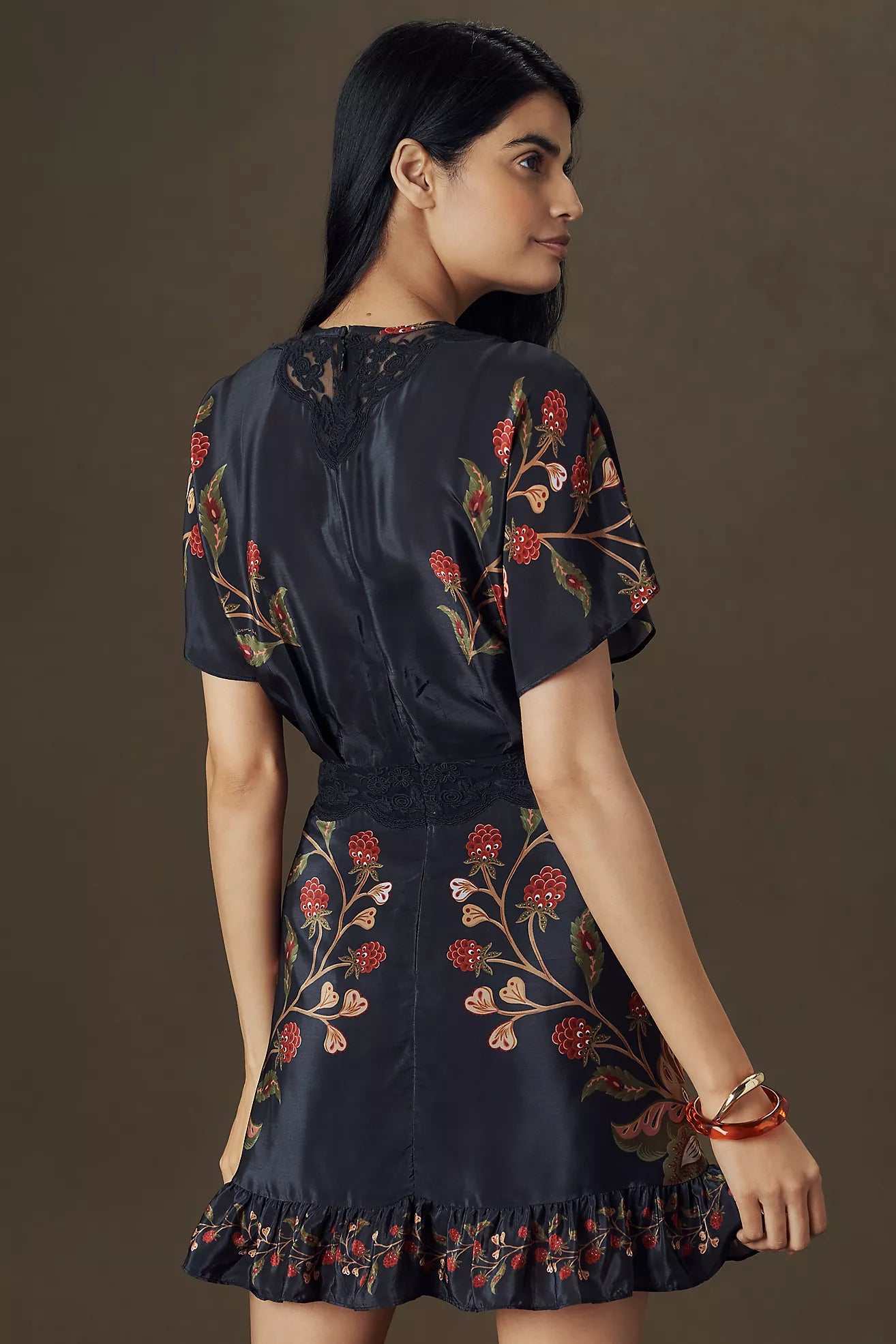Farm Rio Berry Garden Mini Dress