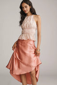 Load image into Gallery viewer, By Anthropologie Silky Tiered Midi Skirt
