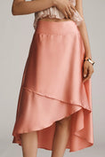 Load image into Gallery viewer, By Anthropologie Silky Tiered Midi Skirt
