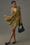 Load image into Gallery viewer, Maeve Collared Poplin Swing Mini Dress
