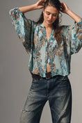 Load image into Gallery viewer, The Sidney Batwing Blouse by Pilcro
