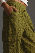 Load image into Gallery viewer, By Anthropologie Eyelet Cargo Joggers
