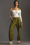 Load image into Gallery viewer, By Anthropologie Eyelet Cargo Joggers
