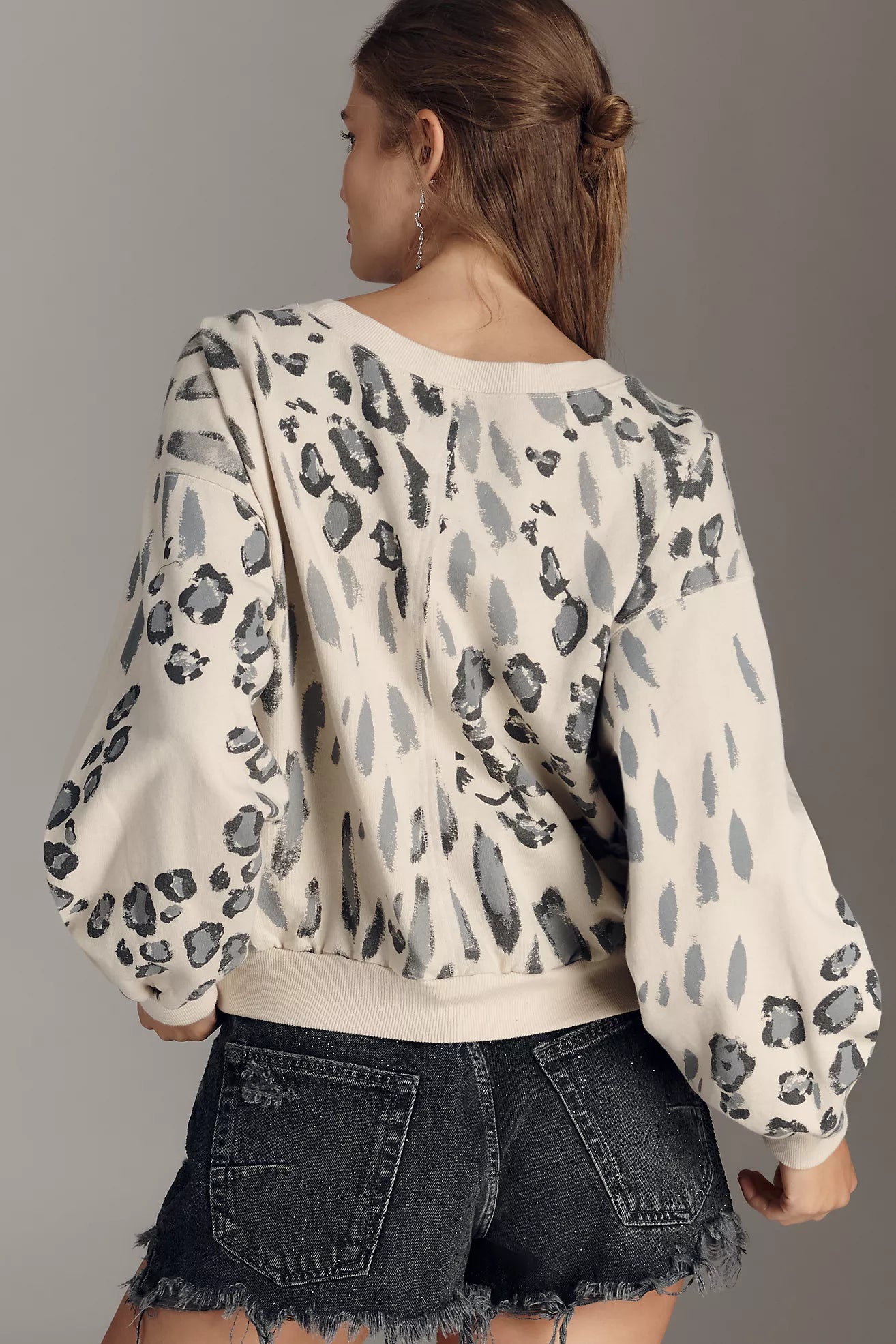 The Niki Bubble Sweatshirt by Pilcro