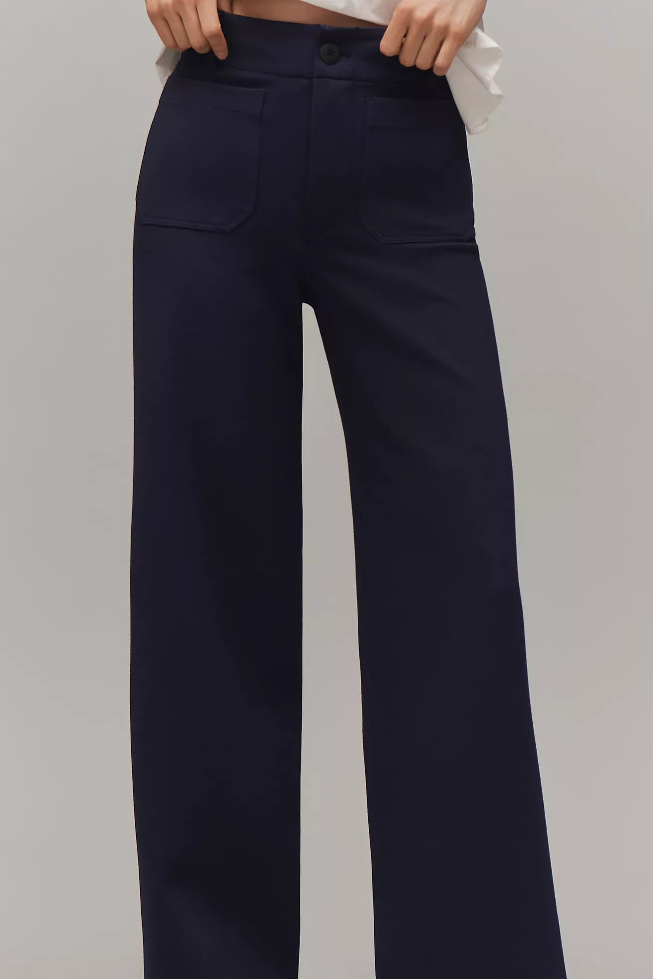 The Colette Knit Full-Length Wide-Leg Pants by Maeve