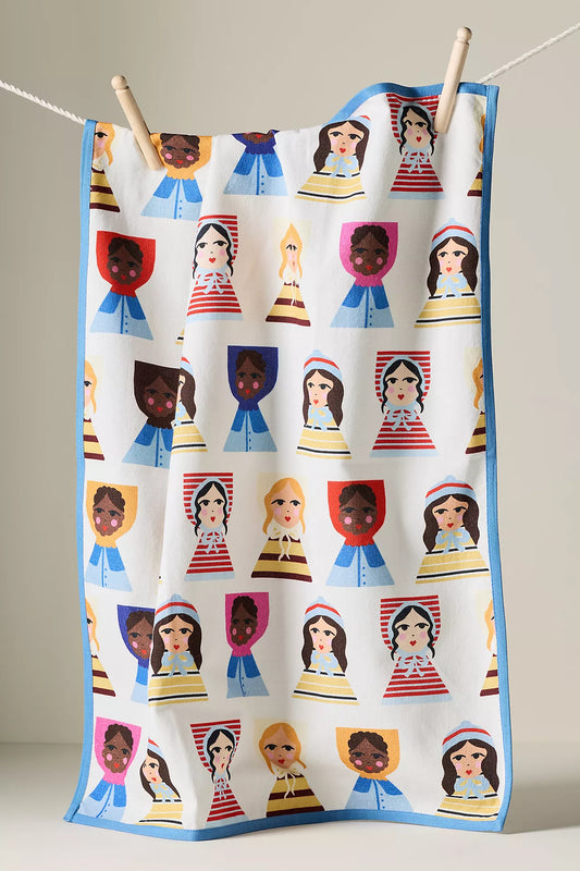 Damson Madder Doll Dish Towel