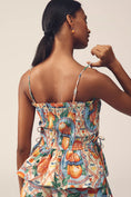 Load image into Gallery viewer, Damson Madder Marina Smocked Side-Tie Cami
