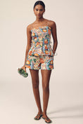 Load image into Gallery viewer, Damson Madder Marina Smocked Side-Tie Cami
