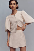 Load image into Gallery viewer, Dolan Left Coast Tweed Wrap Skort
