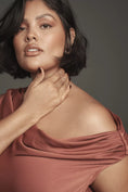 Load image into Gallery viewer, Maeve Asymmetric Tie-Waist Satin Midi Dress
