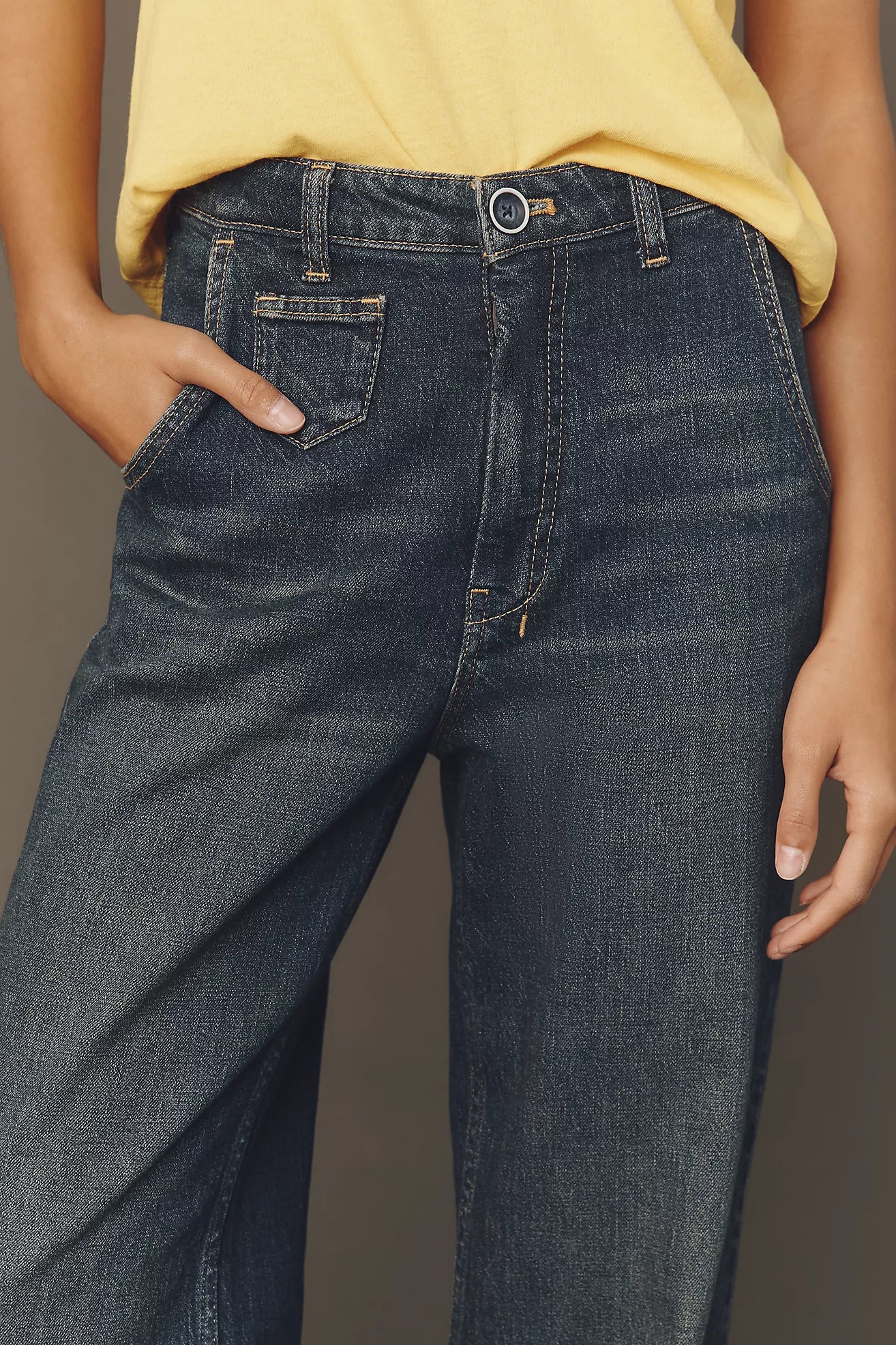Pilcro Gilligan High-Rise Flare Jeans