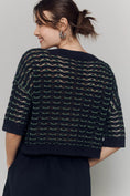 Load image into Gallery viewer, Maeve Boat-Neck Contrast-Stitch Sweater
