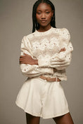 Load image into Gallery viewer, Dolan Left Coast Mock-Neck Lace Blouse
