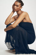 Load image into Gallery viewer, By Anthropologie Strapless Twofer Pleated Midi Dress
