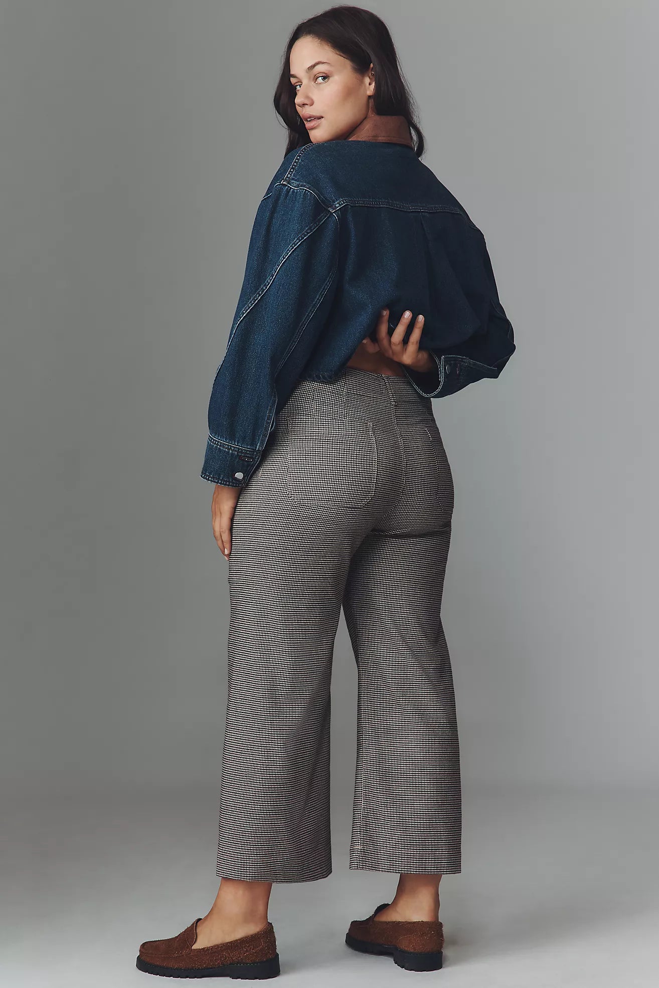 The Colette Cropped Wide-Leg Pants by Maeve