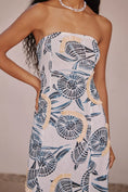 Load image into Gallery viewer, The Aliza Strapless Linen Blend Maxi Dress: Harlinah Teoh Edition
