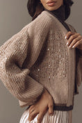 Load image into Gallery viewer, Bl-nk Sequin-Embellished Cardigan Sweater
