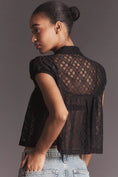 Load image into Gallery viewer, Maeve Puff-Sleeve Cropped Swing Top

