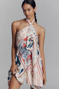 Load image into Gallery viewer, Maeve Halter Scarf Mini Dress
