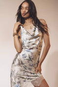 Load image into Gallery viewer, By Anthropologie Asymmetric Cowl-Neck Slip Dress

