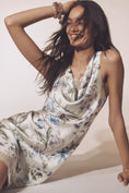 Load image into Gallery viewer, By Anthropologie Asymmetric Cowl-Neck Slip Dress
