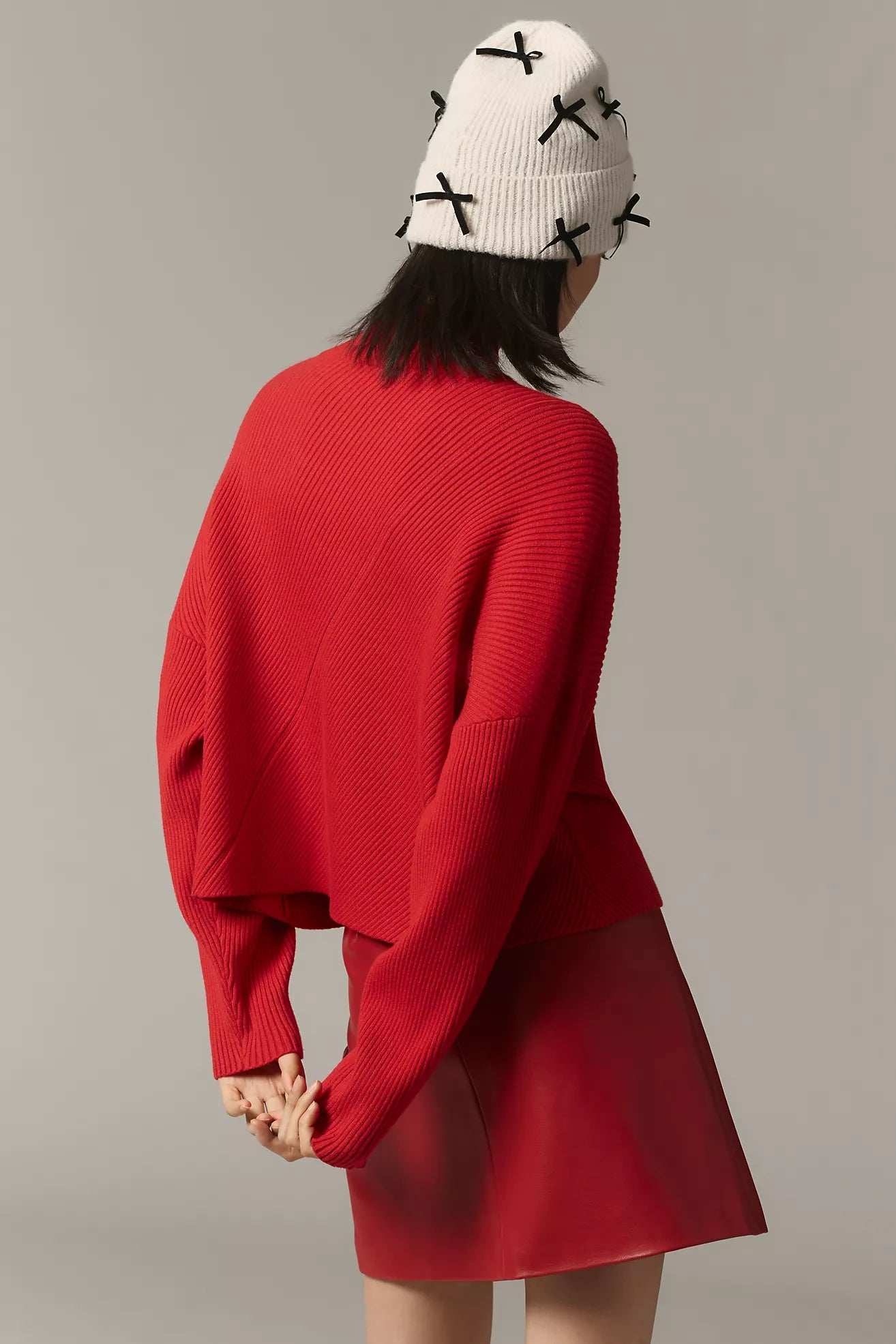 The Meredith Mock-Neck Sweater by Maeve